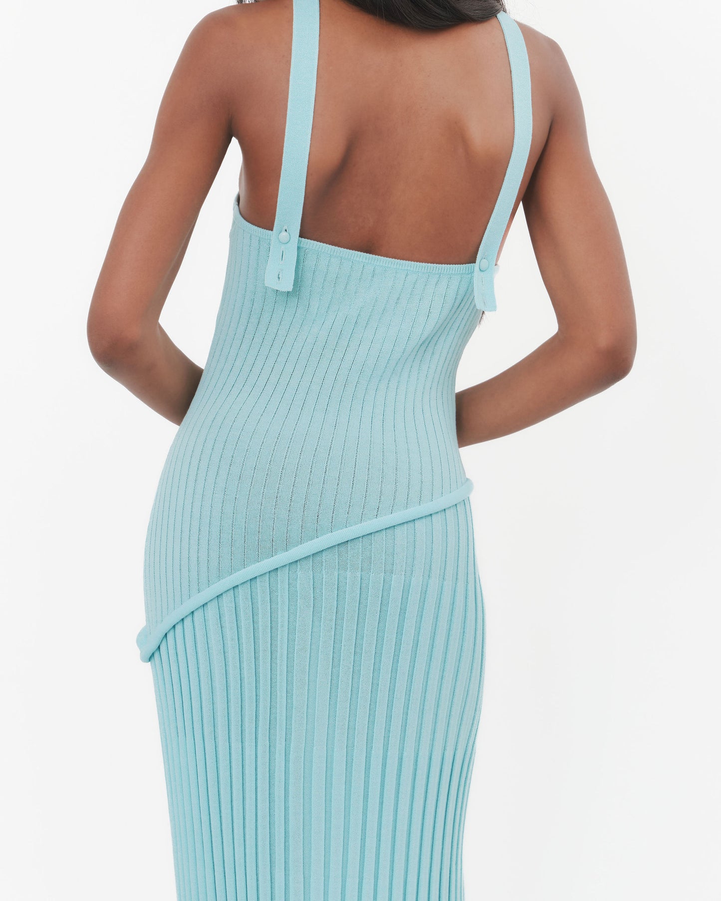 Astrid Glacier Blue Maxi Tube Dress