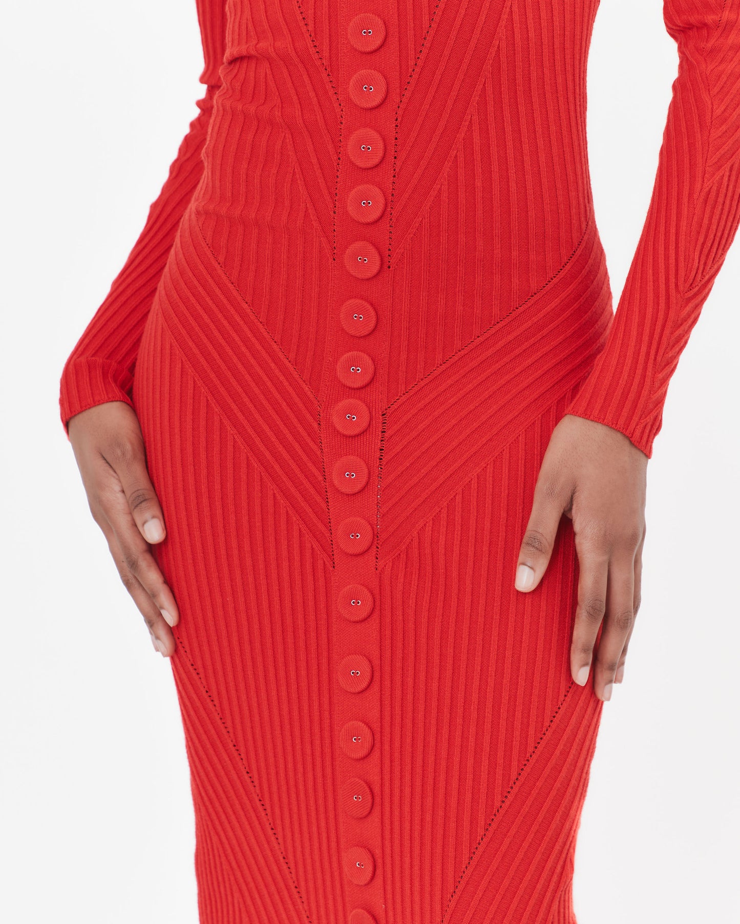 Sofia Off Shoulder Knitted Maxi Dress