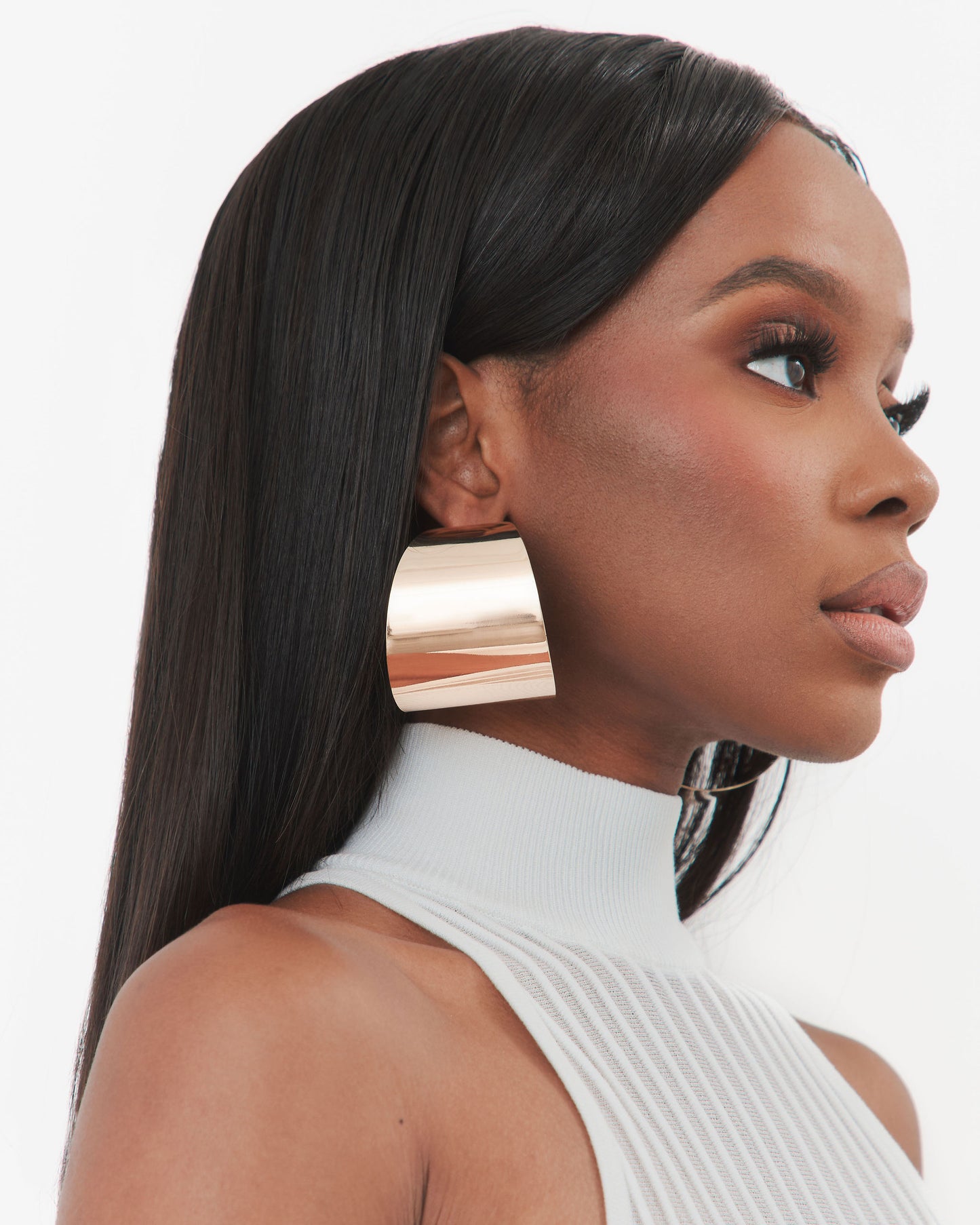 Fumi Earrings in Gold