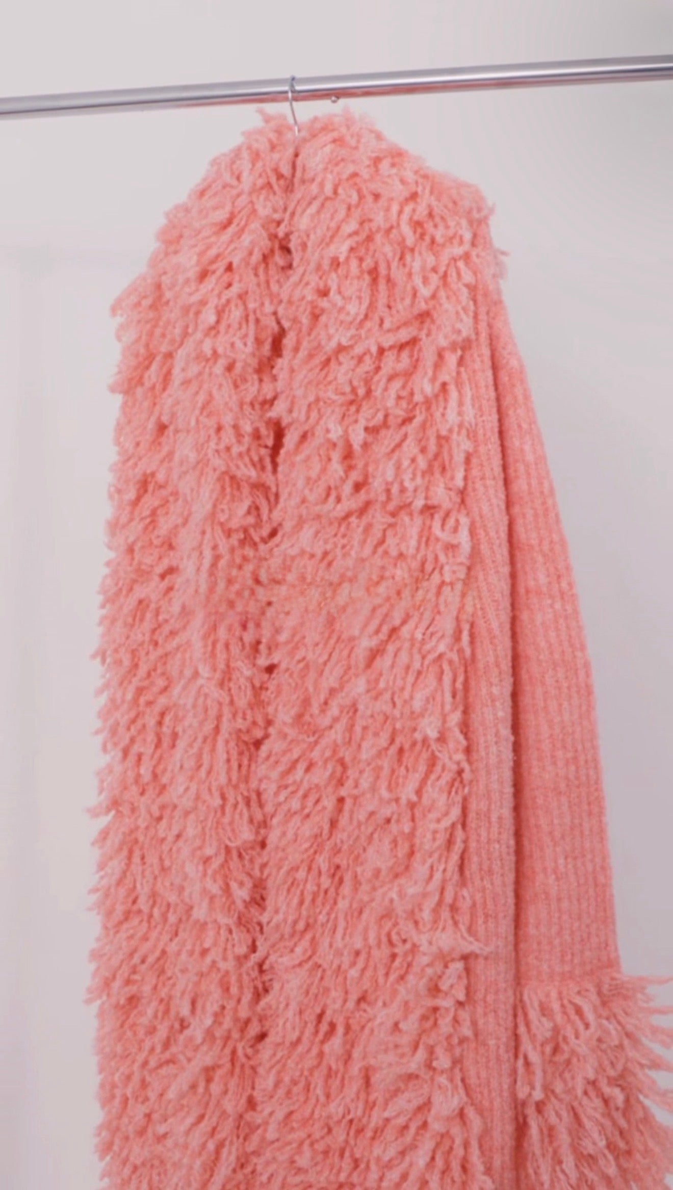 Fumi Fringe Knit Coat