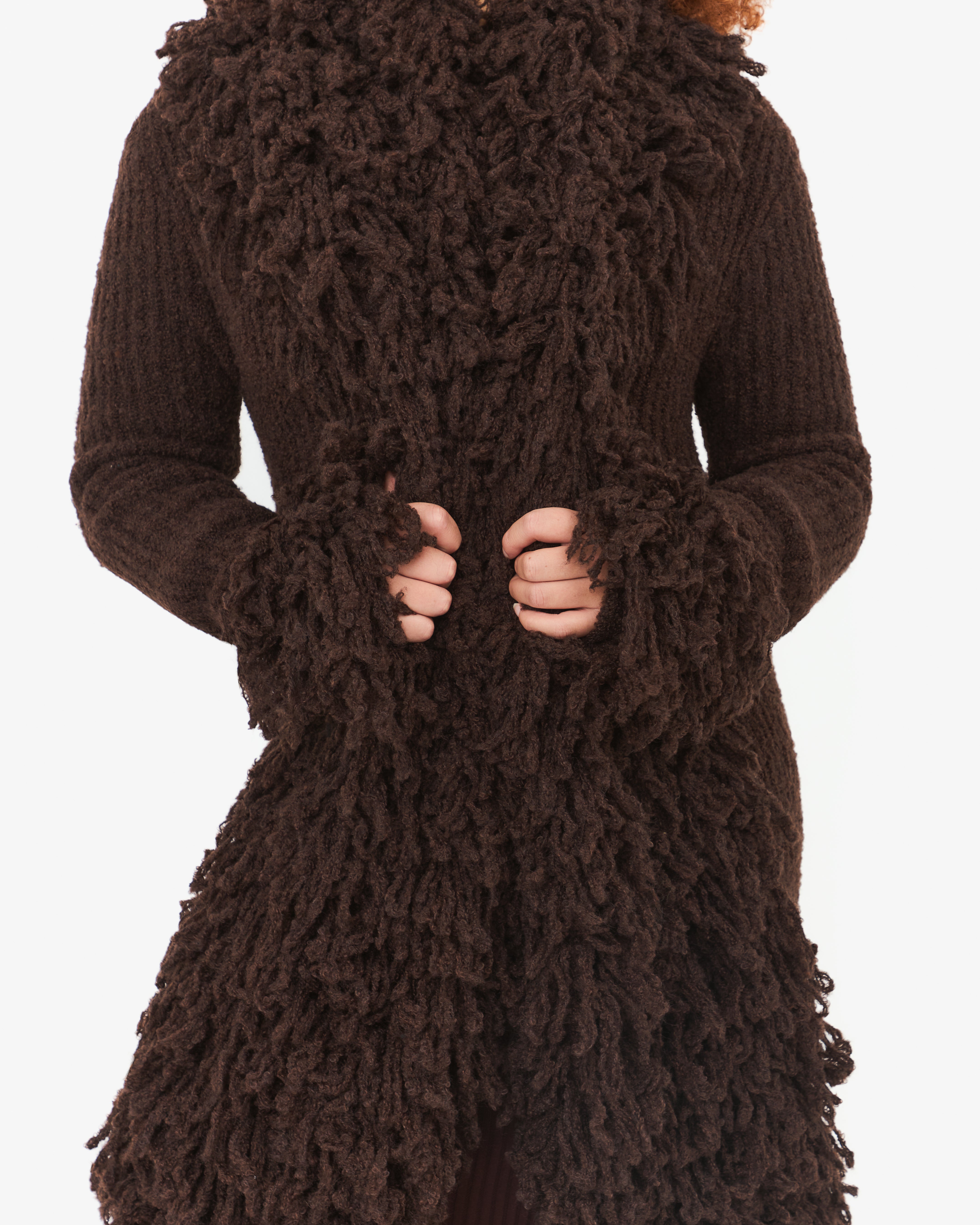 Fumi Fringe Knit Coat – Fumi The Label