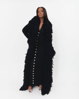 Fumi Fringe Knit Coat – Fumi The Label