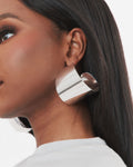 Fumi Earrings in Silver