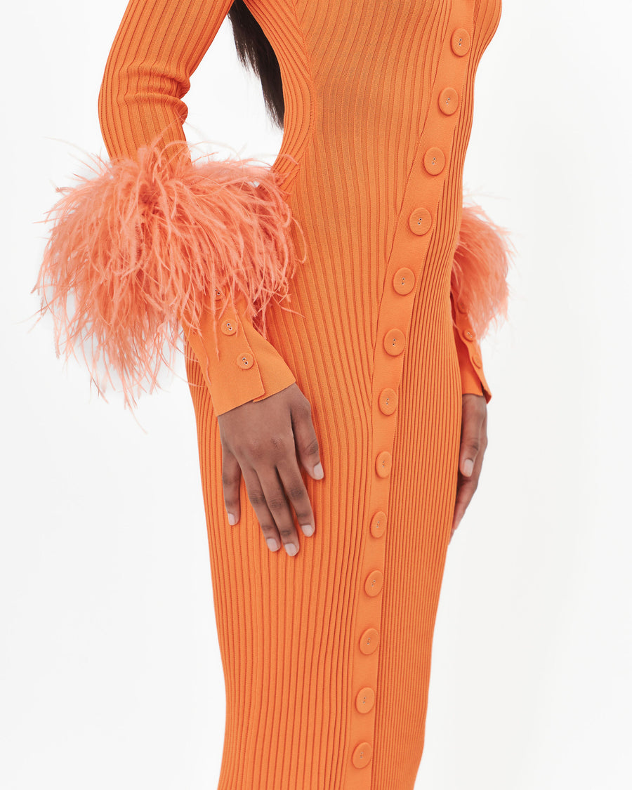 Marigold Maxi Dress in Apricot, image 3