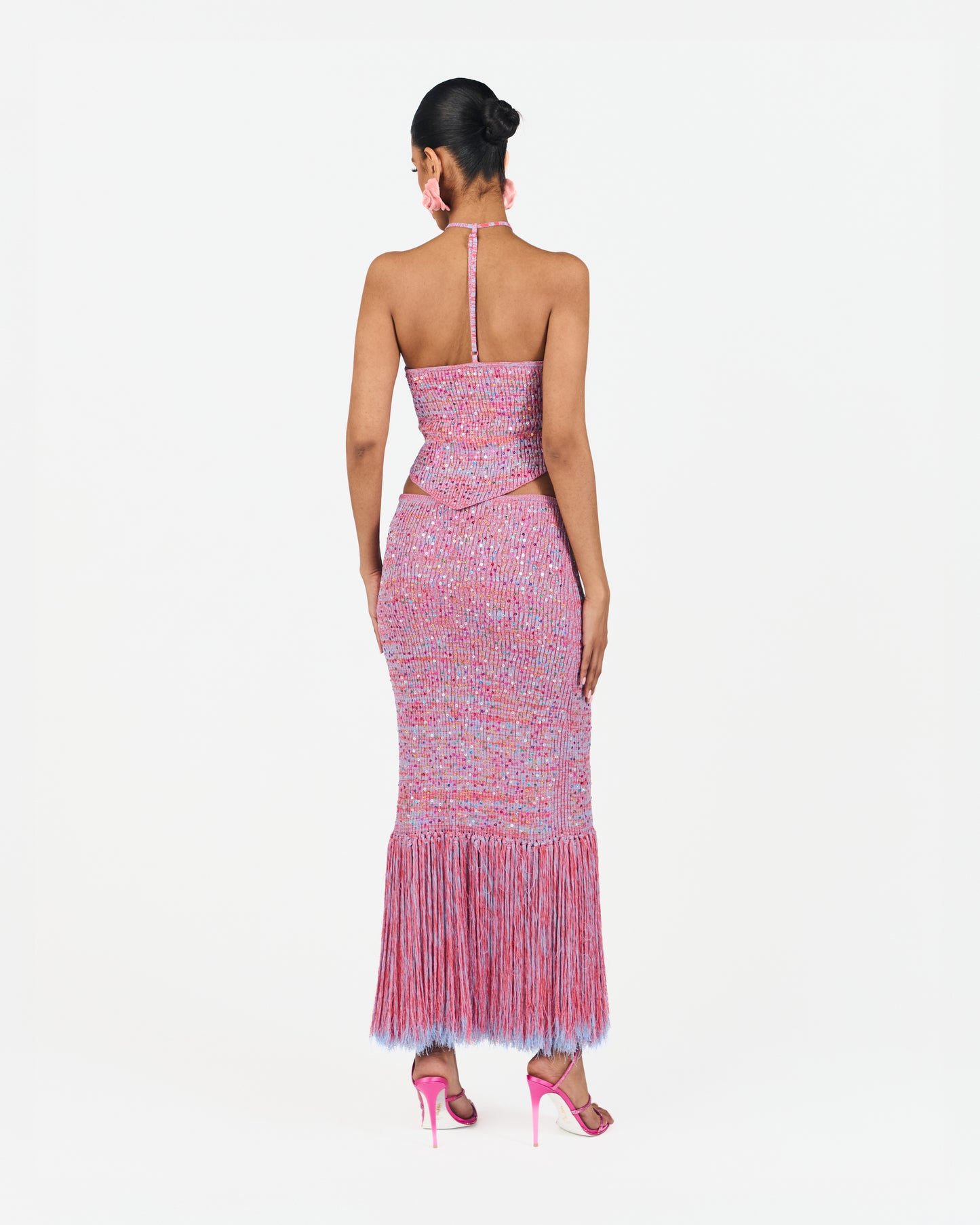 Celia Sequined Fringe Co-Ord