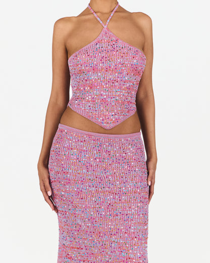 Celia Sequined Fringe Co-Ord