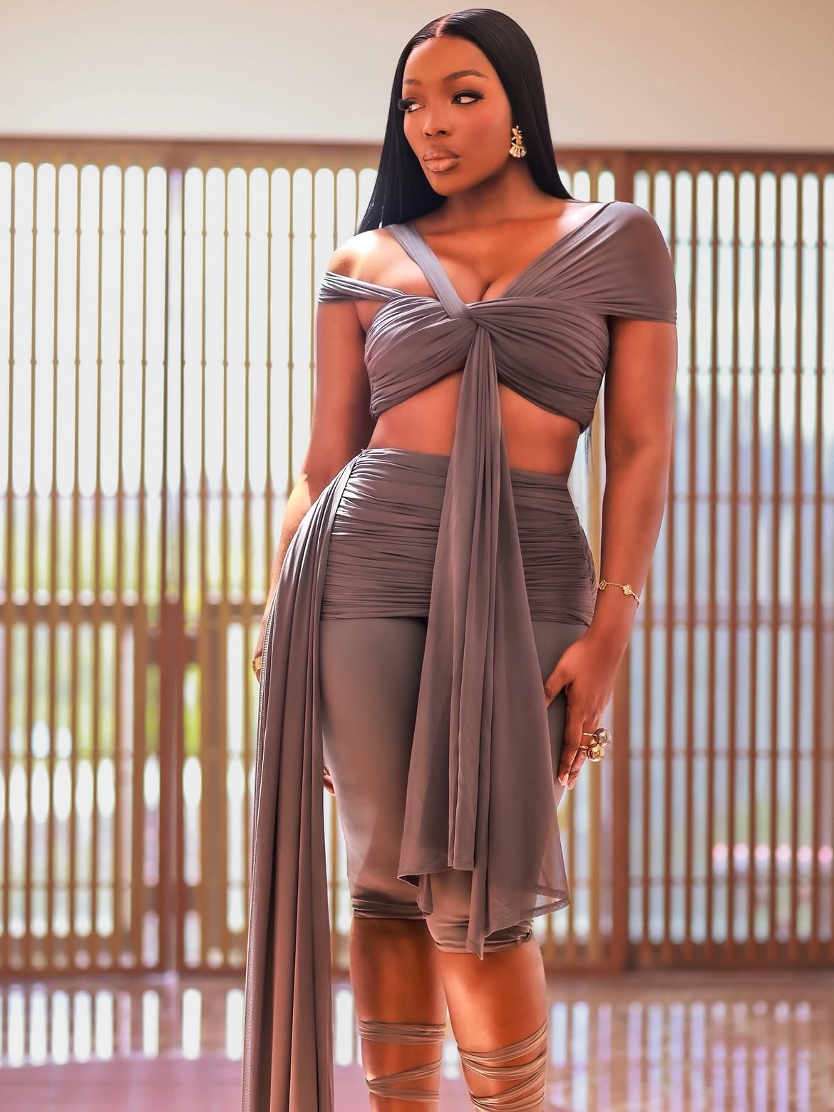 Customer wearing Ryder Co-Ord Set, look 3