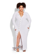 Load image into Gallery viewer, Janet Embellished Dress in White
