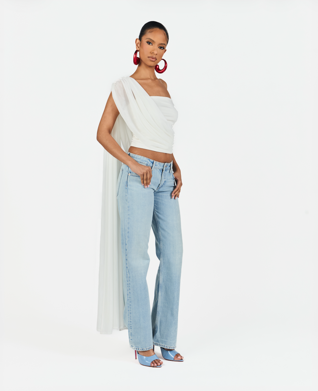 Elora Draped Tube Top