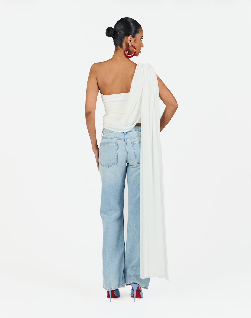 Elora Draped Tube Top