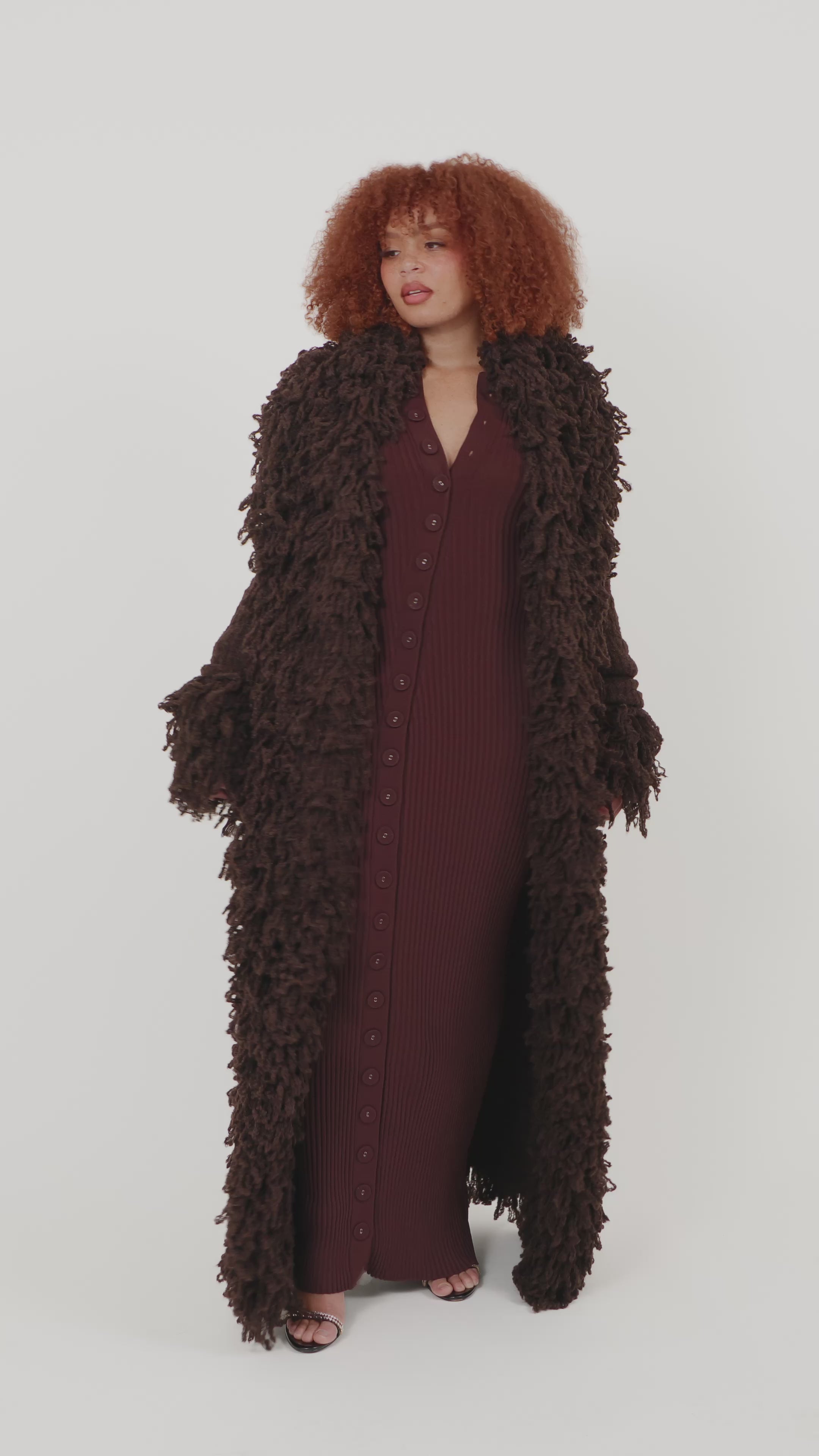 Fumi Fringe Knit Coat – Fumi The Label