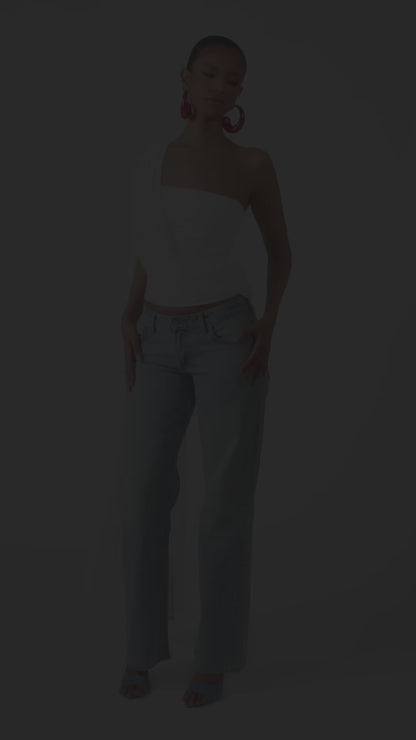 Elora Draped Tube Top
