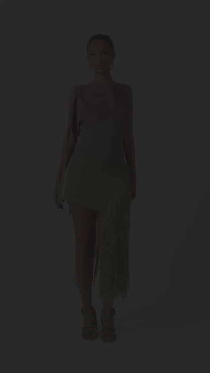 Aura Ombre Knit Mini Dress