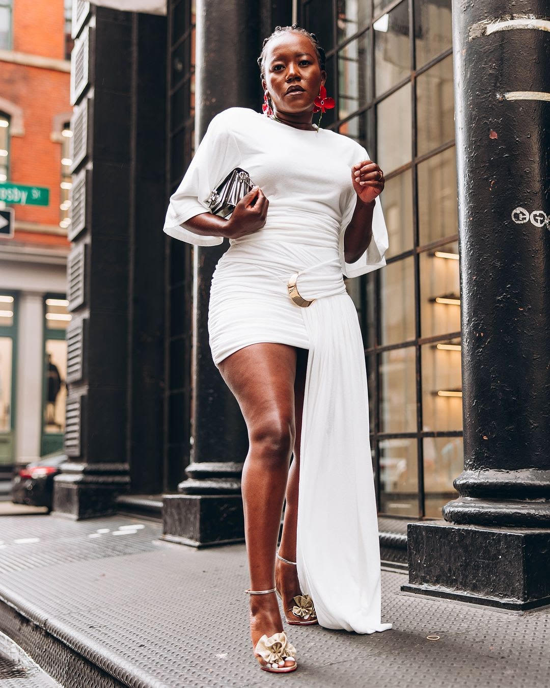 Customer wearing Destiny Mini Skirt Co-Ord Set, look 4