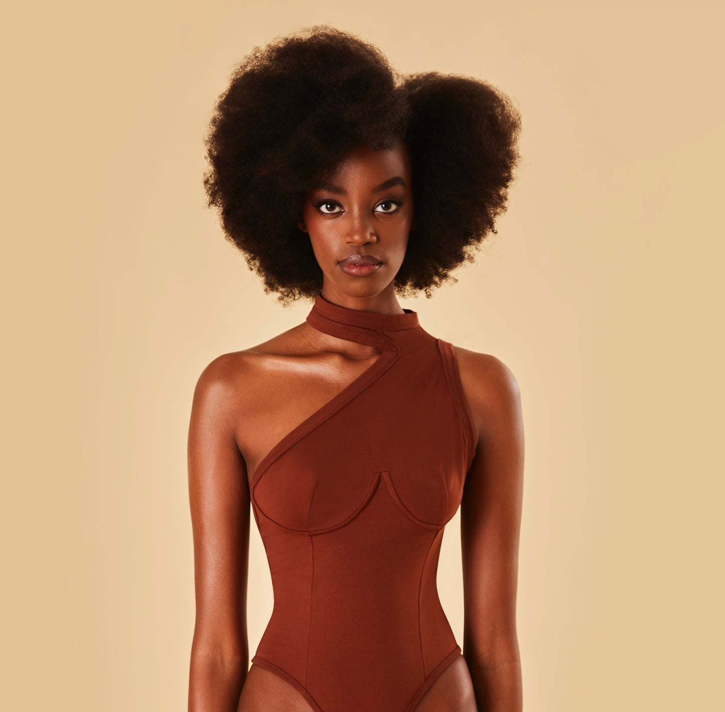 Ryan Bodysuit in Brown