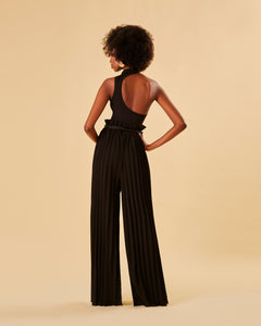 Tracey Pleated Pants in Black