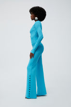 Load image into Gallery viewer, Ronny Knit Pant Set in Aqua Blue
